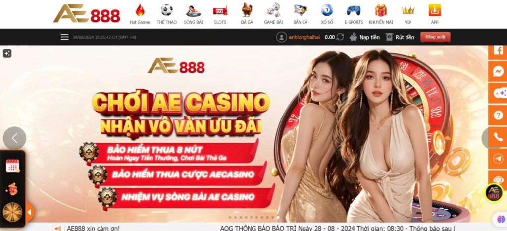 CASINO AE888 – HẠNG MỤC GIẢI TRÍ CHINH PHỤC MỌI BET THỦ